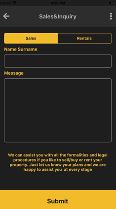 Side Menu & Profile Screen
